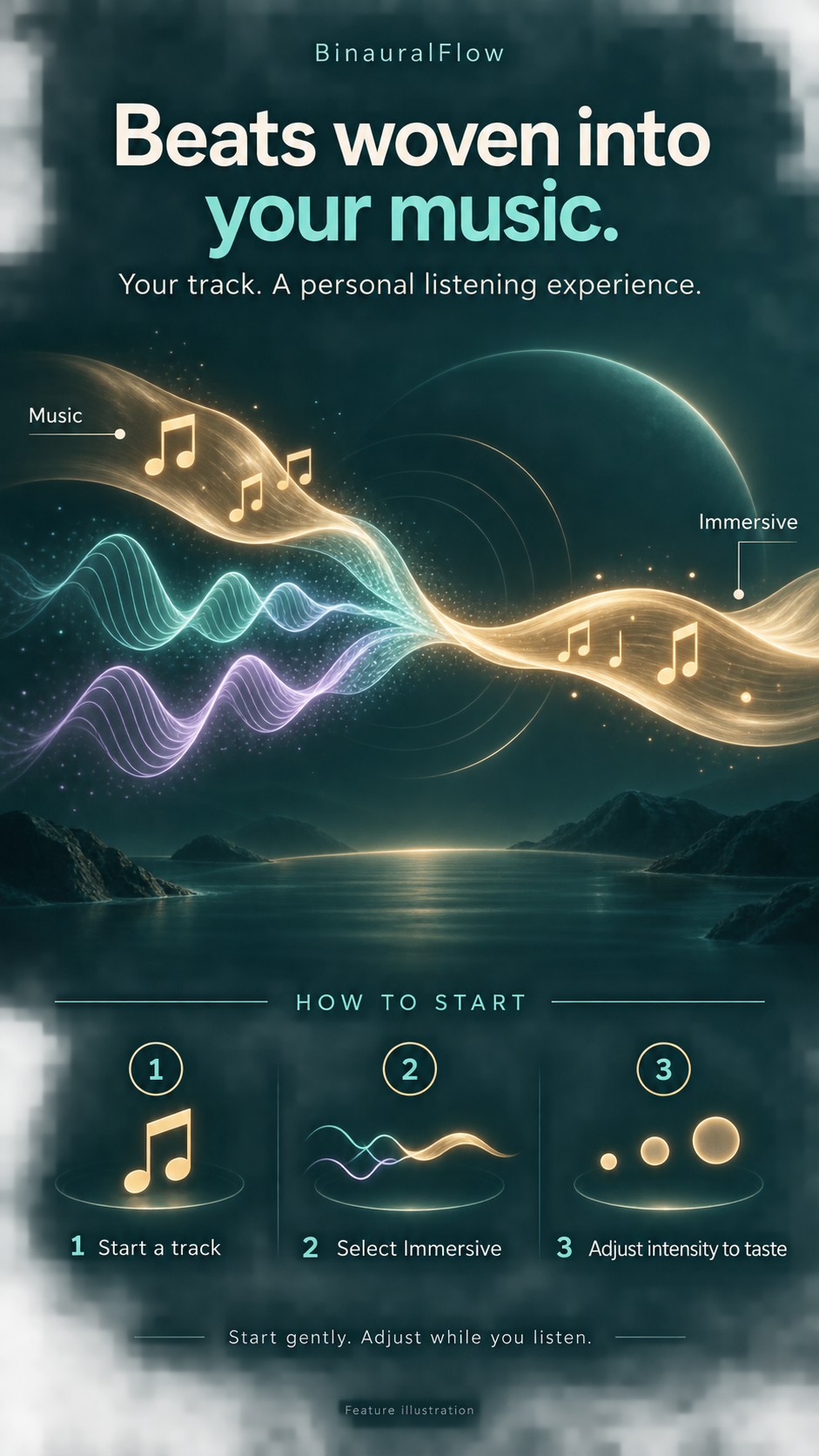 Weave beats into your music — illustrated three-step guide